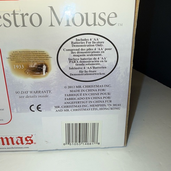 2006 Mr. Christmas Magical Maestro Mouse Musical Piano With Sheet Music *read* - Picture 11 of 11